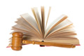 Gavel and a book