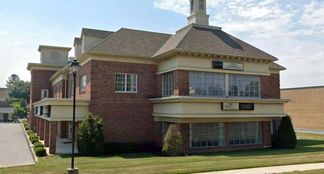 The outside of the office building in Harrisburg, PA