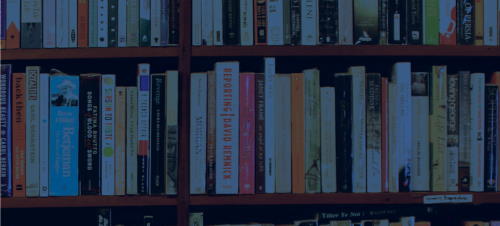 Bookshelf filled with books